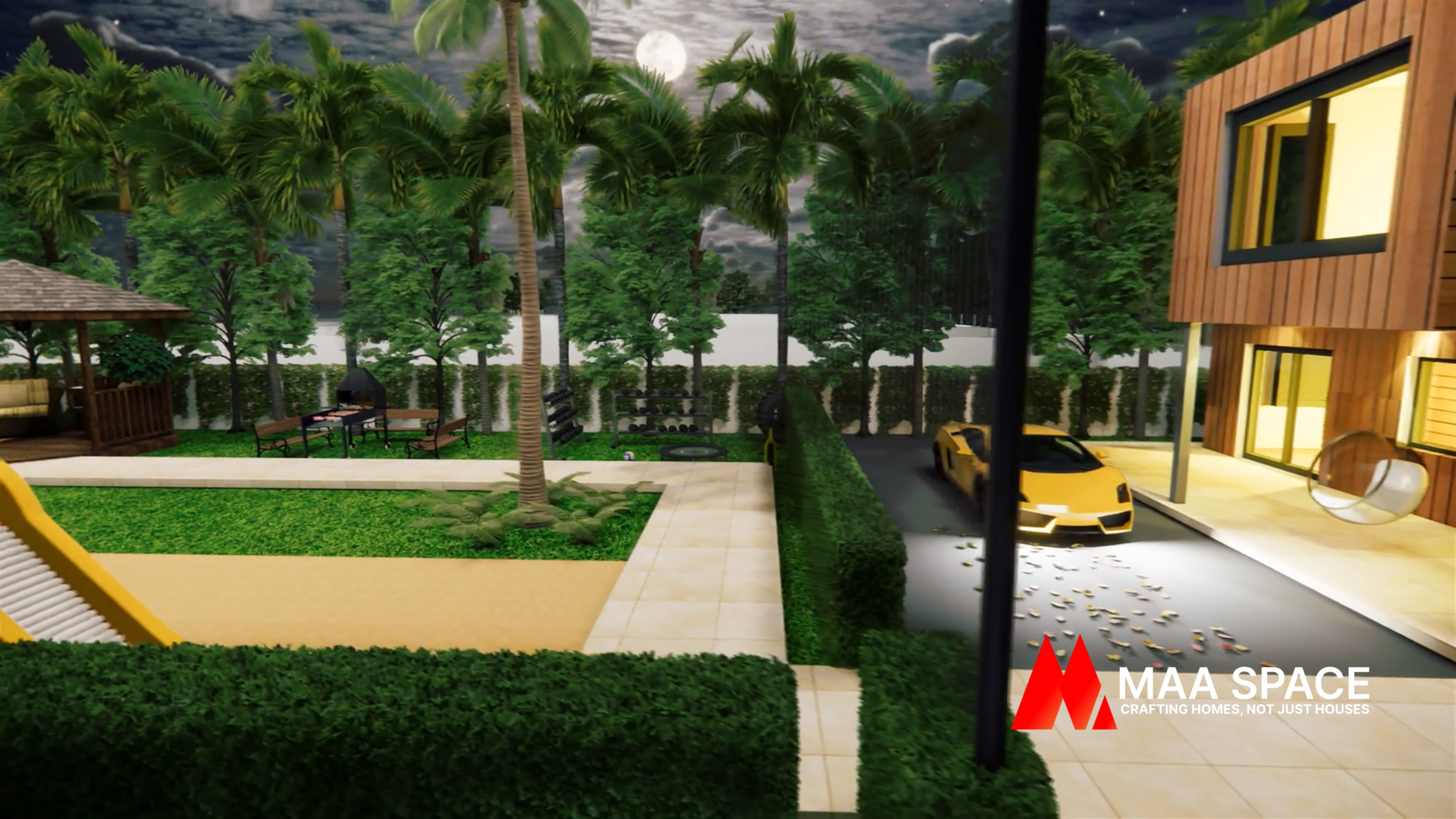 Finished Office Partition Image