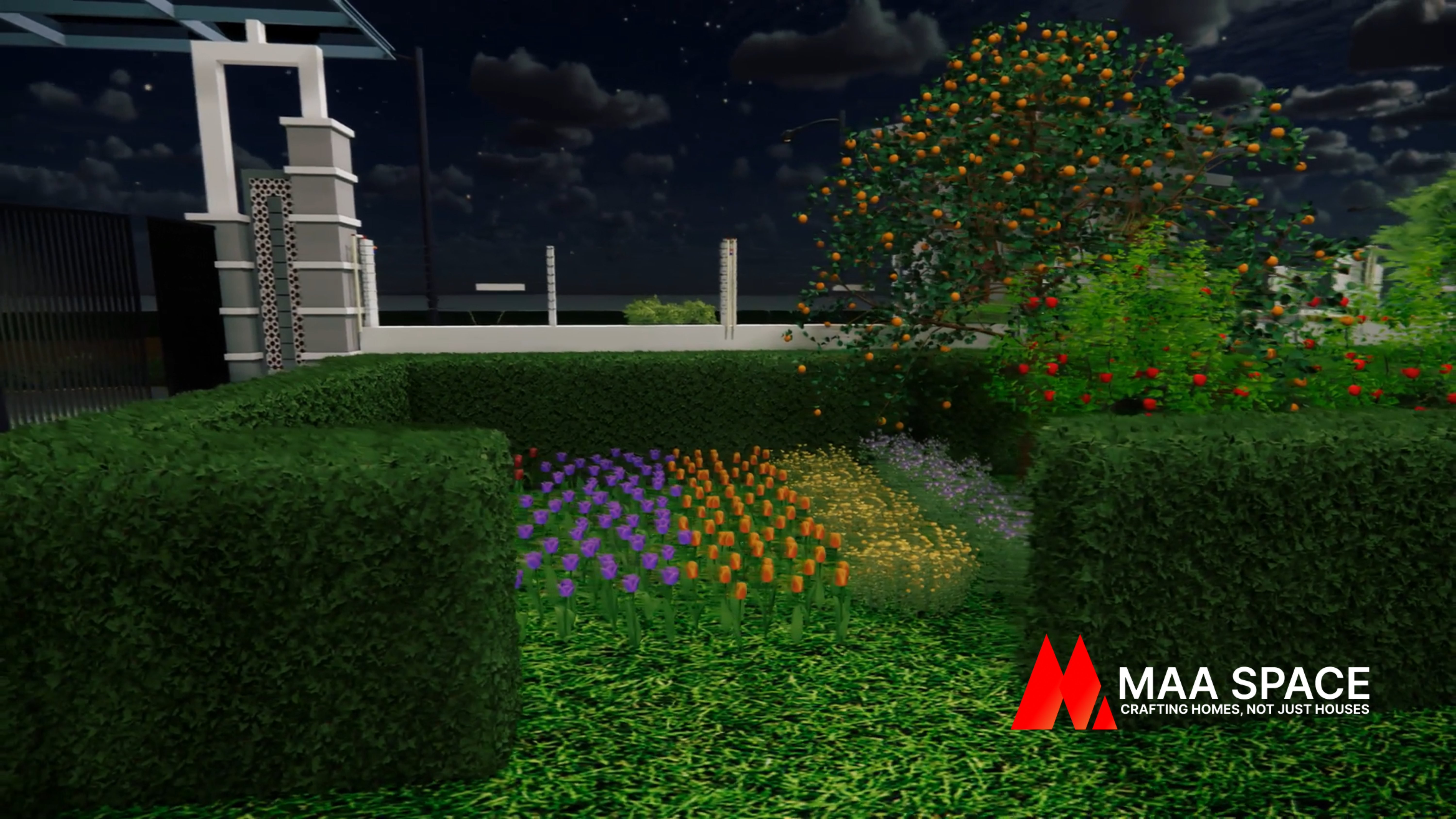 Finished Office Partition Image