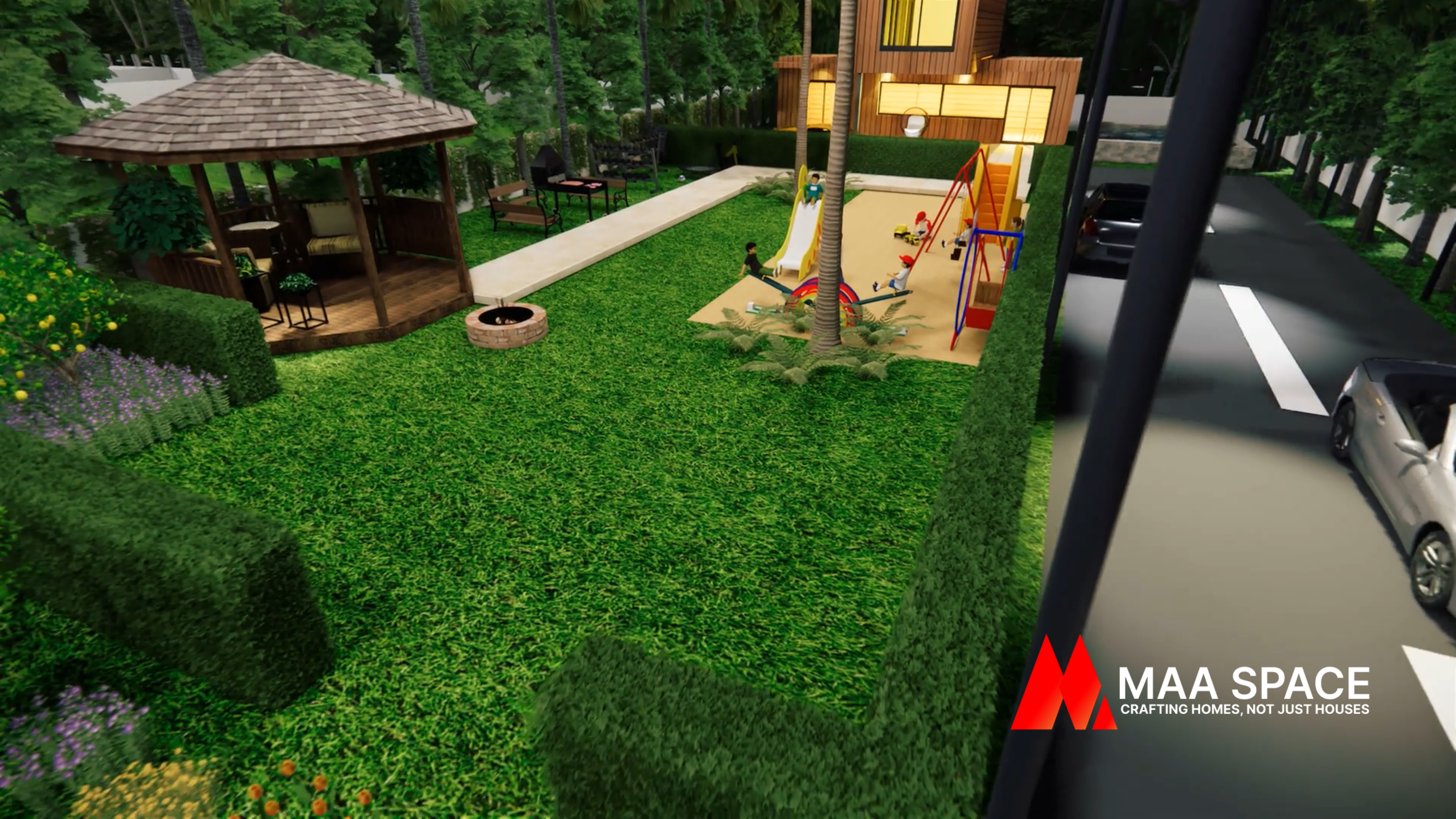 Finished Office Partition Image