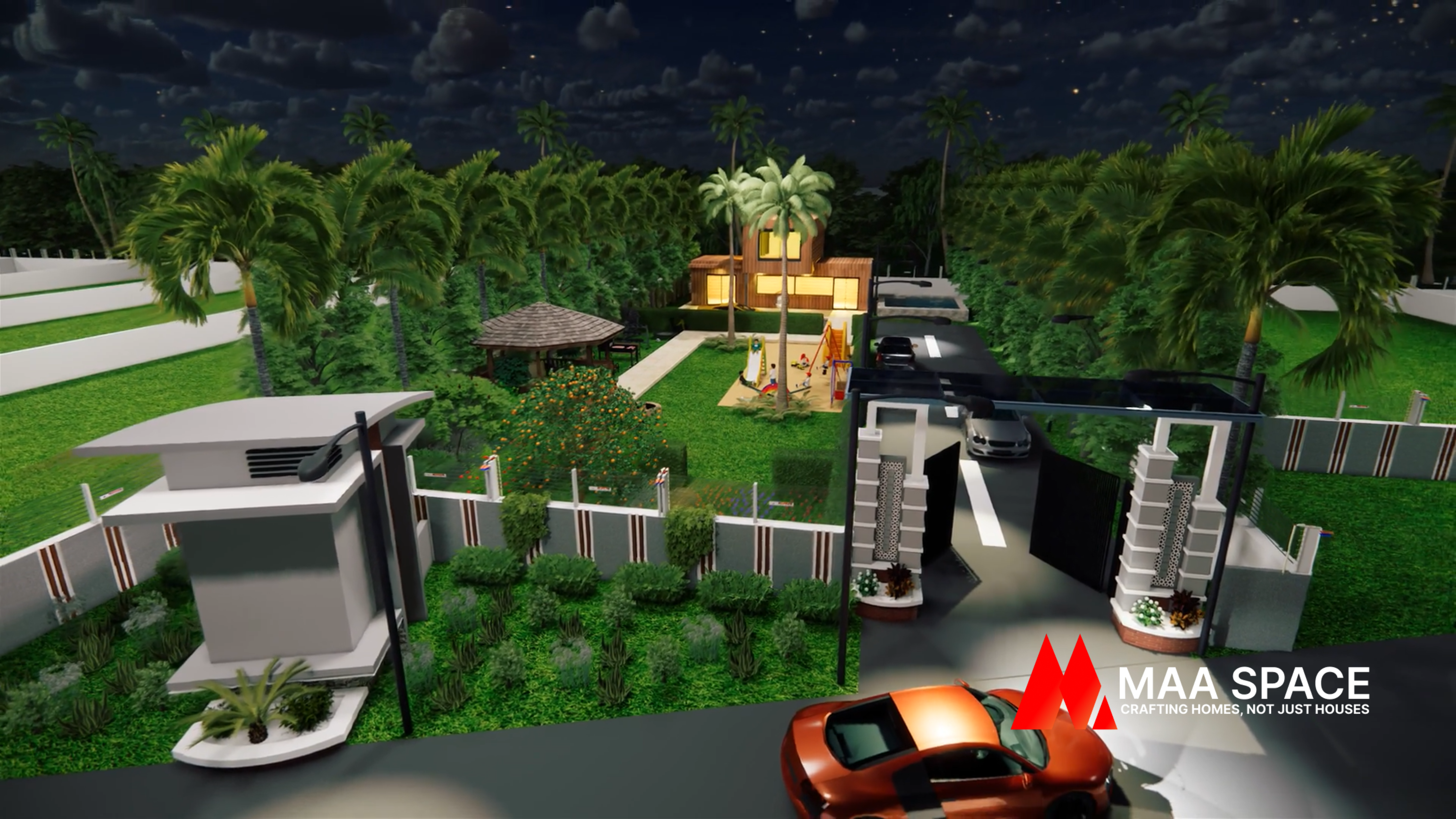 Finished Office Partition Image